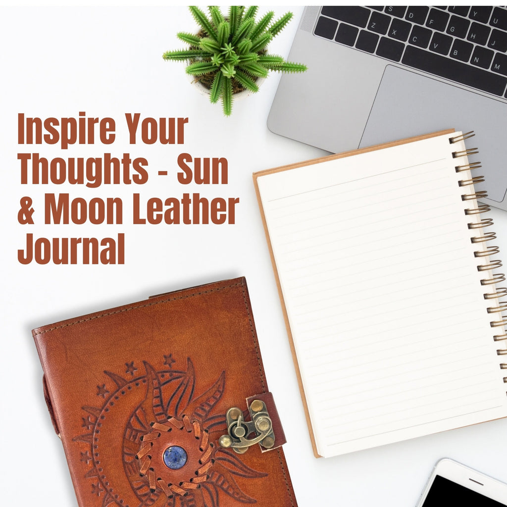 Vintage Leather Journal - Handmade Antique Diary for Writing and Gifting