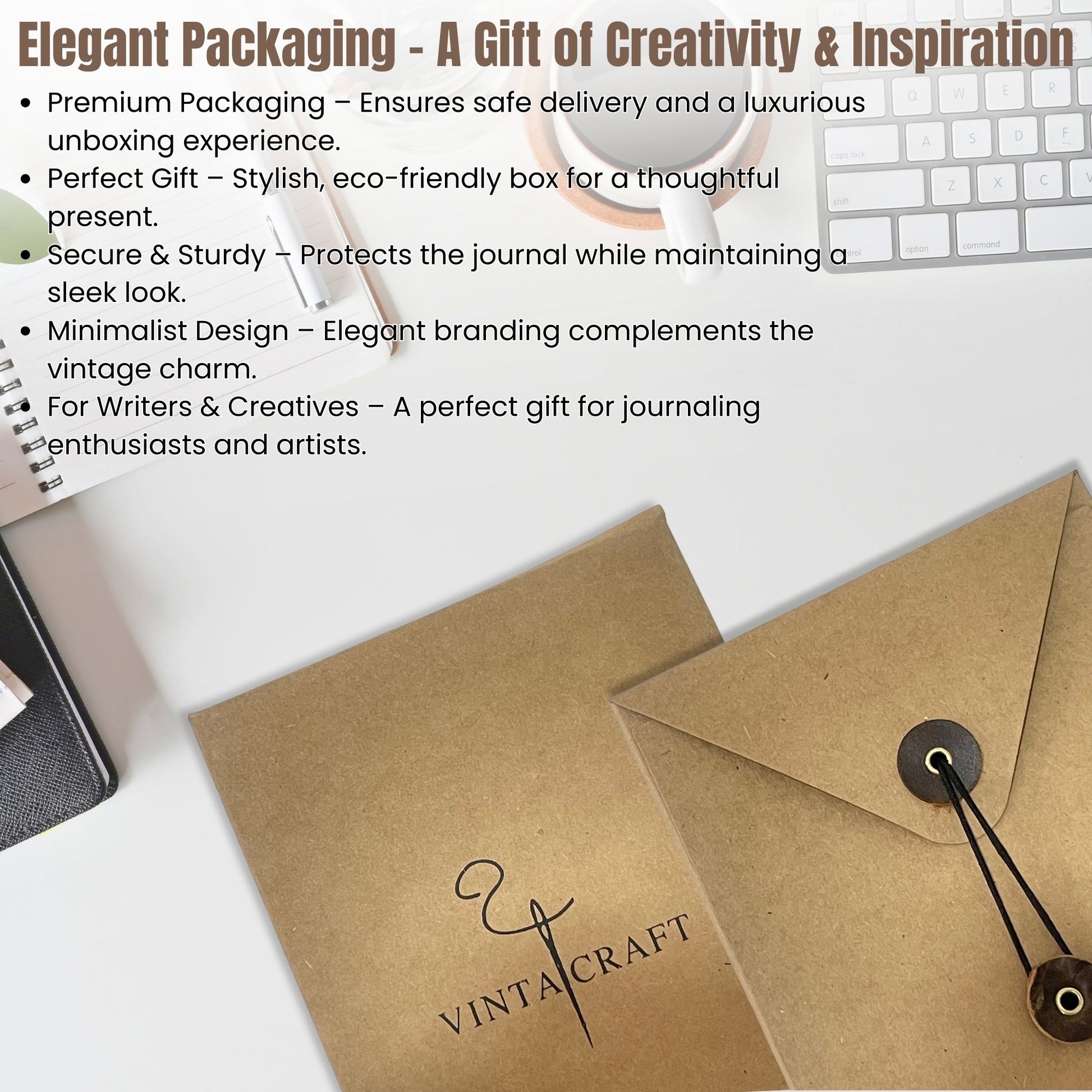 Vintage Leather Journal - Handmade Antique Diary for Writing and Gifting